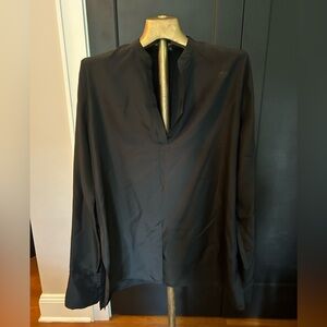 Cos black silk tunic blouse. New with tags.
